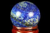 Polished Lapis Lazuli Sphere - Afghanistan #71549-1